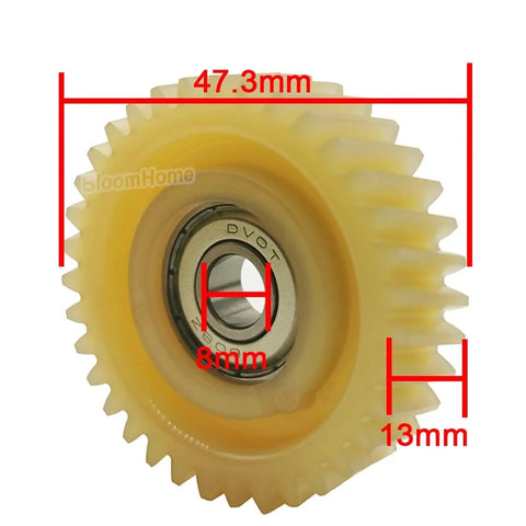 Beefy 47.3x13mm 35T E Bike Wheel Hub Motor Planetary Nylon Gears With Bearing For Motor Electric Vehicle And Bicycle Gears Parts