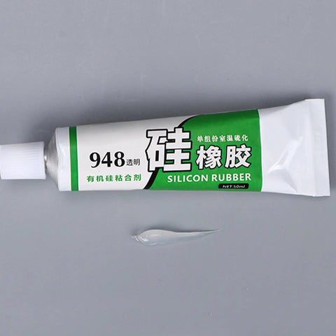 Tube of Silicon Rubber 50ml, Gasket Repair Adhesive For Washing Machines And Portable Washers Quick Dry High Temp Resistant Glue