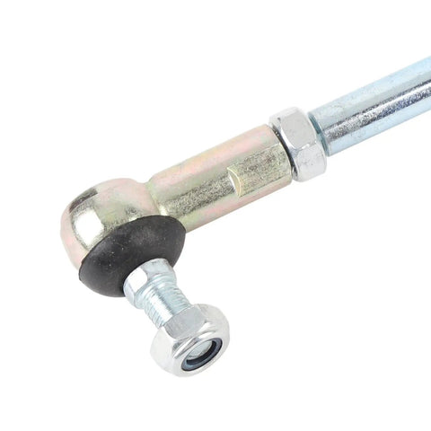 Close-up of Beefy Go Kart Tie Rods Steel Alloy for precision steering