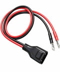 Heavy Duty 50 Amp Extension Cable 8 Awg Copper Bidirectional Fast Charging Cord featuring red and black wires with connectors.