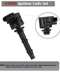 Mercedes Benz 3.5L V6 Ignition Coil Pack 4-Pin Connector for 2006-2012 E350 ML350 R350 C230 C280 C300 C350 Replacement Kit