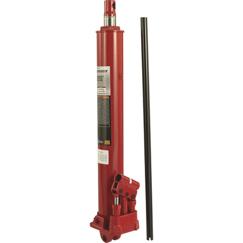 Heavy Duty 8 Ton Long Ram Hydraulic Floor Jack With Rapid Double Piston Pump For Smooth Car Raising Features Clevis Base Rig Ready Steel Workhorse Rust Tough Coat Garage Boss Must Have