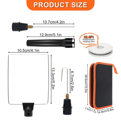 Three In One Pro Grade Foam Cutter Kit With Hot Wire Tools For Styrofoam Carving Including A Precision Pen For Fine Detail