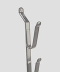 Close-up of Rear Window Gun Rack for Trucks and Walls Holds Shotgun Rifle and Bow With Adjustable Design showing support hook detail