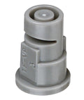 Close-up of ATV Sprayer 2.4 GPM High Flo Pump fitting, Model ATV-15-2-QR, showing polymer nozzle part with engraved markings.