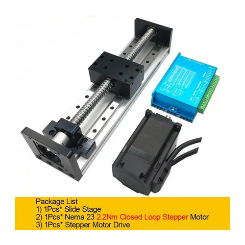 Pro Grade Double Linear Guide Rail X Y Z Axis Stage With Ball Screw SFU1204 1605 1610 for precision CNC motion system