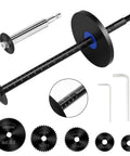 PVC Pipe Internal Cutter Set With 360 Degree Rotating Cutting Tool, adjustable gauge, 7 inch scale, saw blades, hex keys