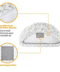 Washable Reusable Steam Mop Pads For PowerFresh Compatible With 1940 1440 1544 Series, elastic rubber band and fragrance disc slot