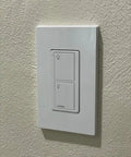 Five Pack Wall Plate Brackets For Lutron Pico Remote Compatibility installed on wall