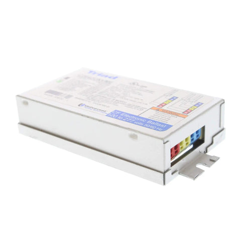 Triad 2 Lamp CFL Electronic Ballast C2642UNVME, universal input port, white finish, compact design for lighting upgrades