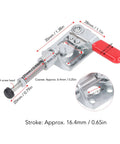 Beefy 40Kg High Force Push Pull Toggle Clamp With 164mm Stroke Stainless Steel Quick Clamp detailed view