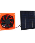 Solar Powered Exhaust Fan Kit With 20W 5V Monocrystalline Panel Round Baffle For Greenhouses RVs And Boats Quiet Efficient Ventilation