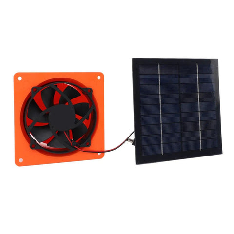 Solar Powered Exhaust Fan Kit With 20W 5V Monocrystalline Panel Round Baffle For Greenhouses RVs And Boats Quiet Efficient Ventilation