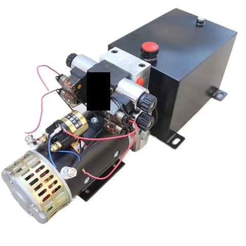 Top Pick Hydraulic Power Unit For Forklift Or Car Tail Gate With Remote Control, 4KW DC Cylinder Oil Pump Motor detail view.