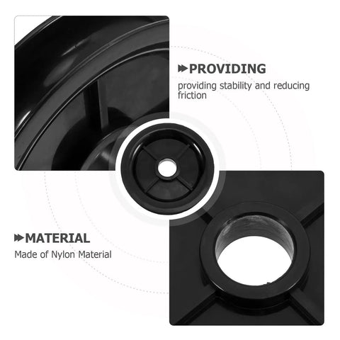 Heavy Duty Forklift Mast Guide Pulley Wheel Built Tough For Heavy Lifting Single Slot Nylon Bearing Design With 27mm Or 20mm Inner Bore For Rock Solid Daily Warehouse Ops