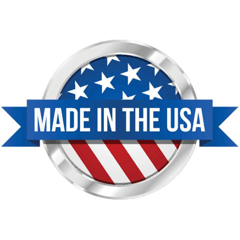 Circular badge with stars and stripes, text 'Made in the USA' featured on Secure Mic Klip Two Way Radio Microphone Clip For First Responders And Uniforms Reliable Quick Attach Mic Holder For EMS Fire Police And Security Teams