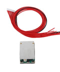 Beefy 13S 48V Lithium Battery Management Board With Smart Cell Balancing And No Sweat Short Circuit Breaker For E Bikes Scooters And Heavy Duty Power Tools Equipment with connecting wires.