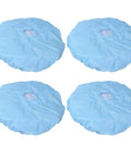 No Sweat Antistatic Work Caps Featuring Ventilated Mesh Window Durable Dust Proof Headgear Four Pack Cleanroom Floor Gear Unisex Sharp Navy Blue Shade For Electronics And Food Processing Zones Today.