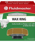 Extra Thick Wax Toilet Bowl Gasket With Flange For 3 Inch And 4 Inch Waste Lines No Leaks Seal Easy Install Replacement