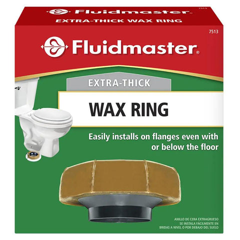 Extra Thick Wax Toilet Bowl Gasket With Flange For 3 Inch And 4 Inch Waste Lines No Leaks Seal Easy Install Replacement