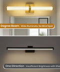 Gold Modern LED Chandelier Flush Mount With 4 Light Hanging Pendant Lighting Dining Room Kitchen Island Staircase Bedroom Living Room Easy Install 4000K Warm White Illumination Wow Worthy Centerpiece showcasing a wide illuminate beam compared to a single direction beam.