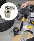 Top Tier WOFASHPURET 260 Piece Hydraulic Grease Fitting Kit With 90 And 45 Degree And Straight Galvanized Iron Nipples For Auto Bearings Mech Assemblies And Car Maintenance In Durable Storage Box, grease fitting on suspension parts