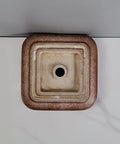 Bathroom Sink Bathroom Sink Modern Art Basin Hotel Apartment Bathroom Wash Basin Square Above Counter Basin Home Bathroom Wash Basin Bathroom Sink Vessel, top view of square vessel sink with smooth surface.