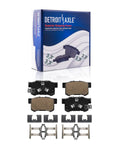 Honda CR V Brake Kit 2012 2013 2014 2015 2016 AWD Beefed Up Disc Rotors With Ceramic Pads Front And Rear Replacement packaging