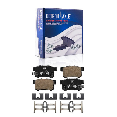 Honda CR V Brake Kit 2012 2013 2014 2015 2016 AWD Beefed Up Disc Rotors With Ceramic Pads Front And Rear Replacement packaging
