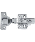 Top view of Three Types Stainless Steel Hydraulic Furniture Cupboard Face Frame Cabinet Door Concealed Hinges With 90 Degree Adjustability