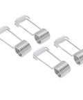 Self Closing Door Closer Kit Four Pack Easy Install 2 Cm Spring Hinges Stainless Steel Automatic Door Closer For Interior Cabinet Doors Anti Scratch Latch Accessories Keeps Doors Quiet Smooth Operation And Wall Frame Protection.