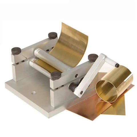 Knockout Manual Plate Roller Machine For Smooth Metal Bends Handles Thin Foils Up To 60mm Wide Perfect For Brass Copper Etching And Nifty Workshop Fabrication Hacks Daily