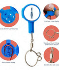 Knot Tying Tool For Fishing Pack Of 2 Safe Hook Guard To Prevent Hook Injuries While Tying Tackle Easy To Use For Beginners