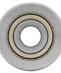 Top Shelf Sealed Metal V Groove Track Roller Guides With Precision Ball Bearings designed for heavy machinery. 12X41X20MM dimensions.