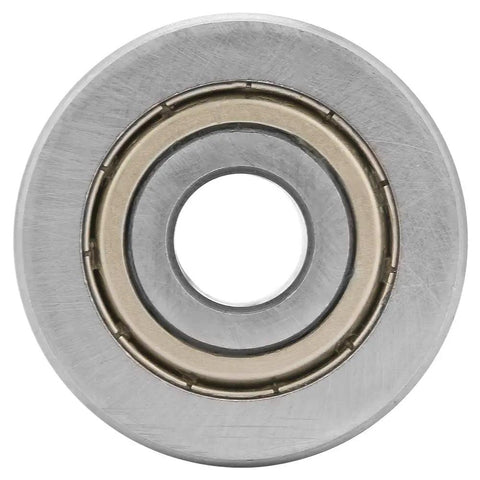 Top Shelf Sealed Metal V Groove Track Roller Guides With Precision Ball Bearings designed for heavy machinery. 12X41X20MM dimensions.