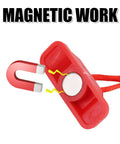 Red ABS magnetic safety key with magnet and cord for Two Pack Treadmill Magnet Safety Keys Universal Emergency Stop Magnetic Switch.