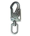 Pro Grade Steel Core Flip Line Kit for Tree Climbing, Five Eighths Inch by 12 Feet, USA Made Adjustable Tree Lanyard carabiner