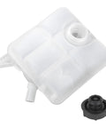 Front Engine Coolant Reservoir And Radiator Expansion Tank With Surge Cap Replaces 603382 For Ford Vehicles top view with cap detail
