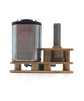 Kickass DC 12V Miniature Gear Reducer Motor Making Serious Power In A Hella Small Package With Smooth N20 Reduction Gearbox showing side view of motor and gearbox.
