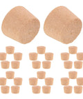Small Wooden Hole Plugs Set 50 Pcs Natural Finish Carpenter Bee Hole Plugs For DIY Woodworking Home Decor And Repairs