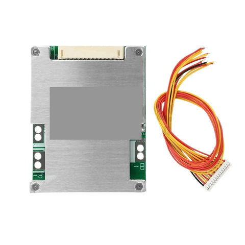 Built Tough 13S 48V BMS Board For 18650 Lithium Packs with cable, compact design, for electric rides.