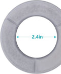 Circular filter with measurements, 5 Pack Replacement Filters For Dog Water Bowls 4.5L 1.2 Gal And 6.5L 1.6 Gal Compatible Filtration