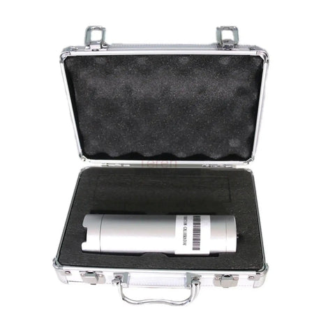 Handheld Digital Vibrometer VMC606 Pro Grade Vibration Meter With Piezoelectric Sensor, Ultra Portable Calibrator For Quick Axle Bearing And Machinery Vibration Checks in silver case