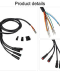 1T4 Controller Cable For Kugoo M4 Electric Scooter And PRO2 10 Inch Motor Data Line Wire Harness 6Pin Dashboard Connector Replacement Part