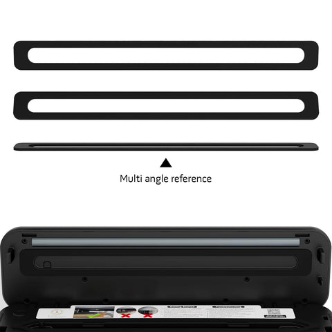 Upper-side foam gasket for Megawise vacuum sealer; black foam strip, Amazon brand, installed view