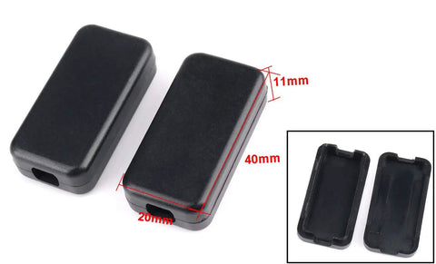 Waterproof Junction Box Enclosure 40mm X 20mm X 11mm Small Plastic Electrical Box For Wiring, Surface Mount, Black, 12 Pack