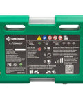 Three Piece Wireless Cable Pulling Signal System With Magnets And Bright LED Visuals For Noise Free Jobsite Comms That Slays Generator Roar And Keeps Teams Locked During Rigging Operations With Durable Waterproof Shell - back view showing controls.