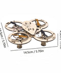 DIY Wooden RC Drone Kit Snap Together Flying Quadcopter For Beginners No Glue Required Build Your Own Remote Control Aircraft