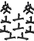 Heavy Duty One And Three Eighths Inch Fence Top Rail Connector Kit For 35 Foot Batting Cage Frame, metal corner joints