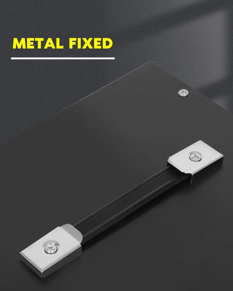 Close-up of metal fixed handle on Beefy 5000W Voltage Transformer Converter For Home And Commercial Use Step Up And Step Down
